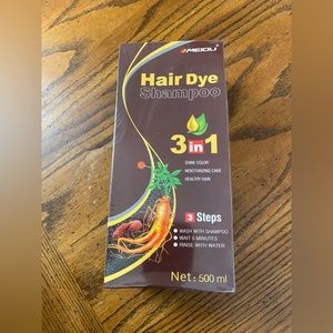 MEIDU Herbal Hair dye Shampoo-Chestnut Brown